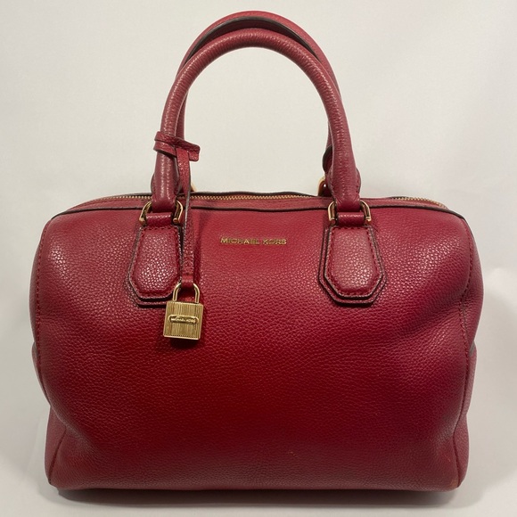 Michael Kors Handbags - Authentic Michael Kors Crimson/ Red Purse
